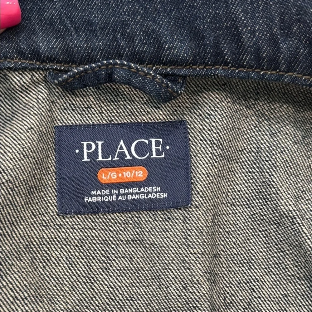 Indigo Blue Cropped Jean Jacket with Structured Shoulders